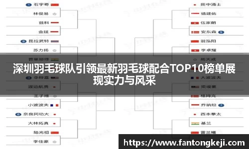 深圳羽毛球队引领最新羽毛球配合TOP10榜单展现实力与风采