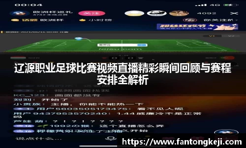 辽源职业足球比赛视频直播精彩瞬间回顾与赛程安排全解析